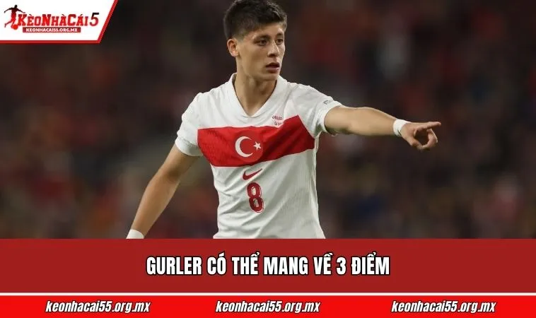 Gurler có thể mang về 3 điểm