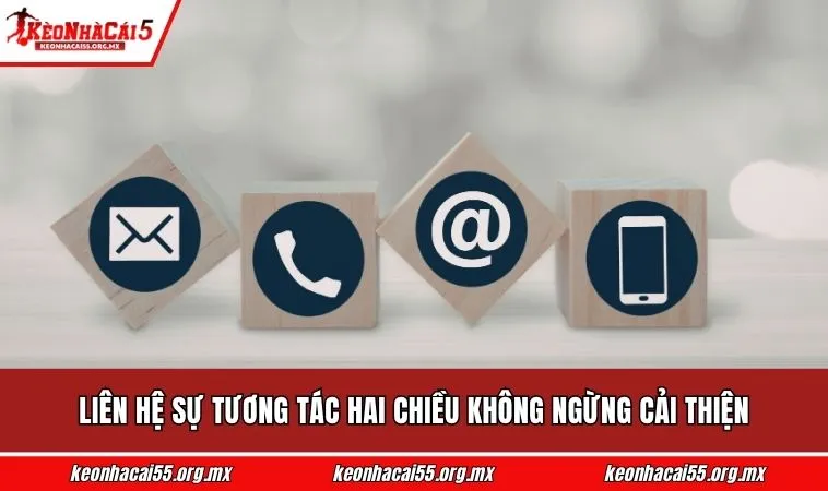 Liên hệ sự tương tác hai chiều không ngừng cải thiện