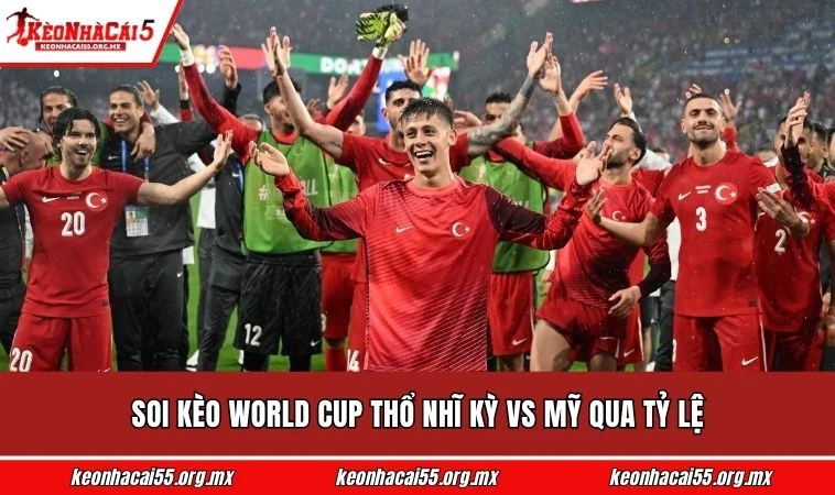 Soi kèo World Cup Thổ Nhĩ Kỳ vs Mỹ qua tỷ lệ