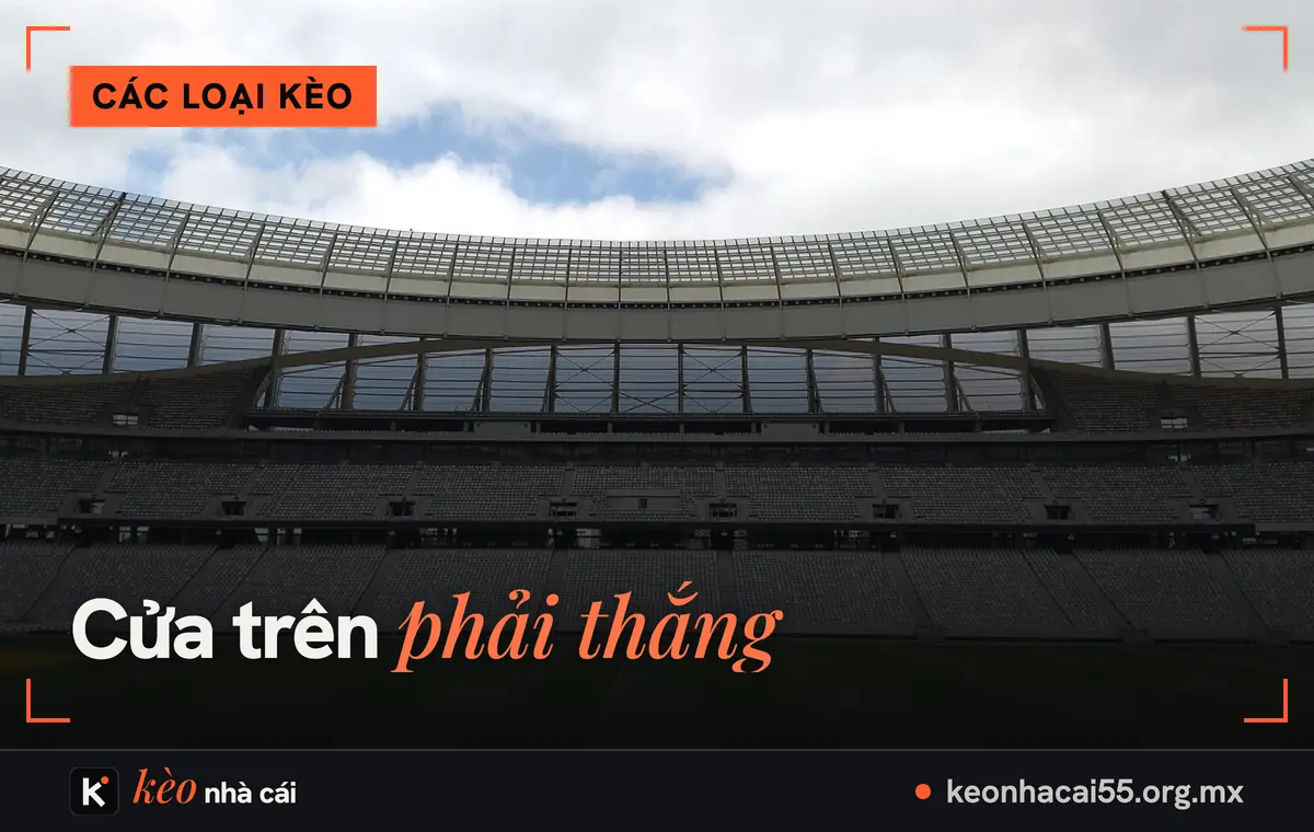 Kèo nửa trái (0.5) là gì? Cách đọc kèo chấp 0.5 và các biến thể 0.5/1 1 Sân vận động trống nhìn từ khán đài, kèo nửa trái nghĩa là gì